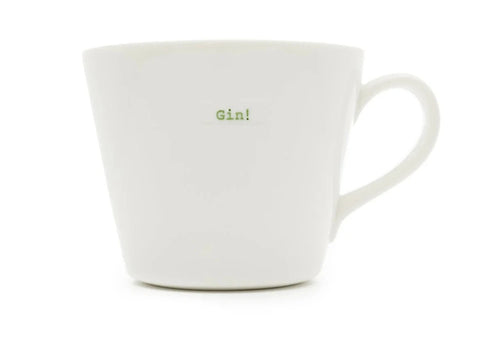 Porcelain 350ml Mug - Gin!