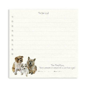 The Many Paws List Maker Notepad