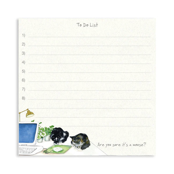 Office Cats List Maker Notepad