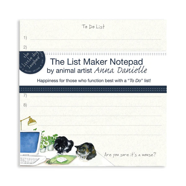 Office Cats List Maker Notepad