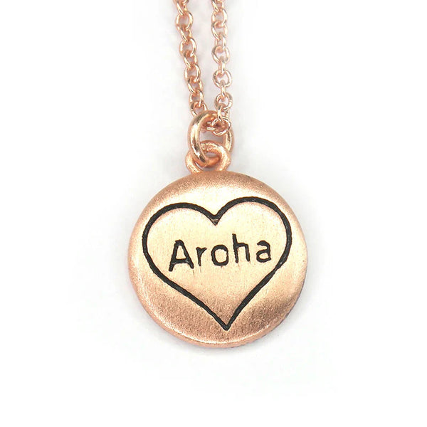 Aroha Necklace - Rose Gold or Silver