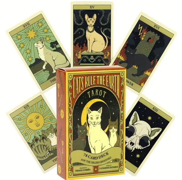 Cats Rule The Earth Tarot Card Deck