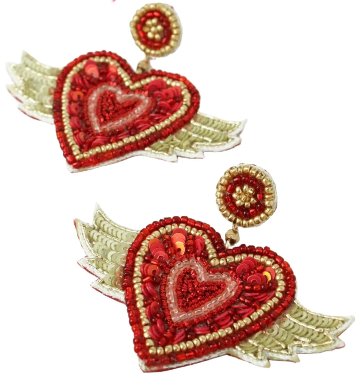 Flying Heart Earrings