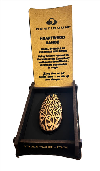 Heartwood Range - Boxed Oval Pendant