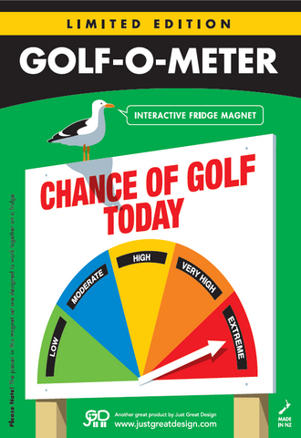 Golf-O-Meter Fridge Magnet