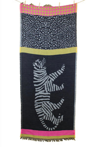 Tiger Scarf - Grey