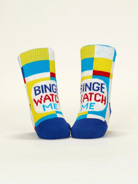 I'm A Fucking Miracle!/ Binge Watch Me Baby Socks