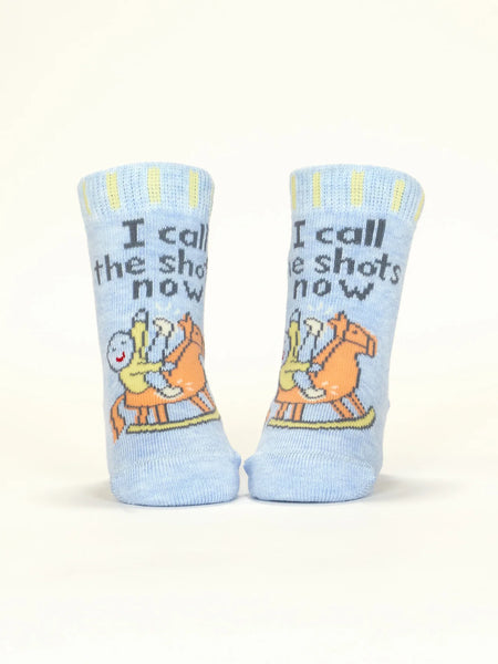 I Call The Shots Now/ It's Baby Time Baby Socks