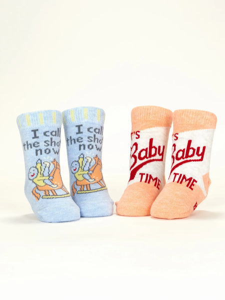 I Call The Shots Now/ It's Baby Time Baby Socks