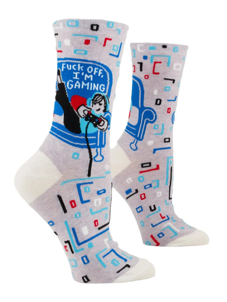 Fuck Off, I'm Gaming Crew Socks