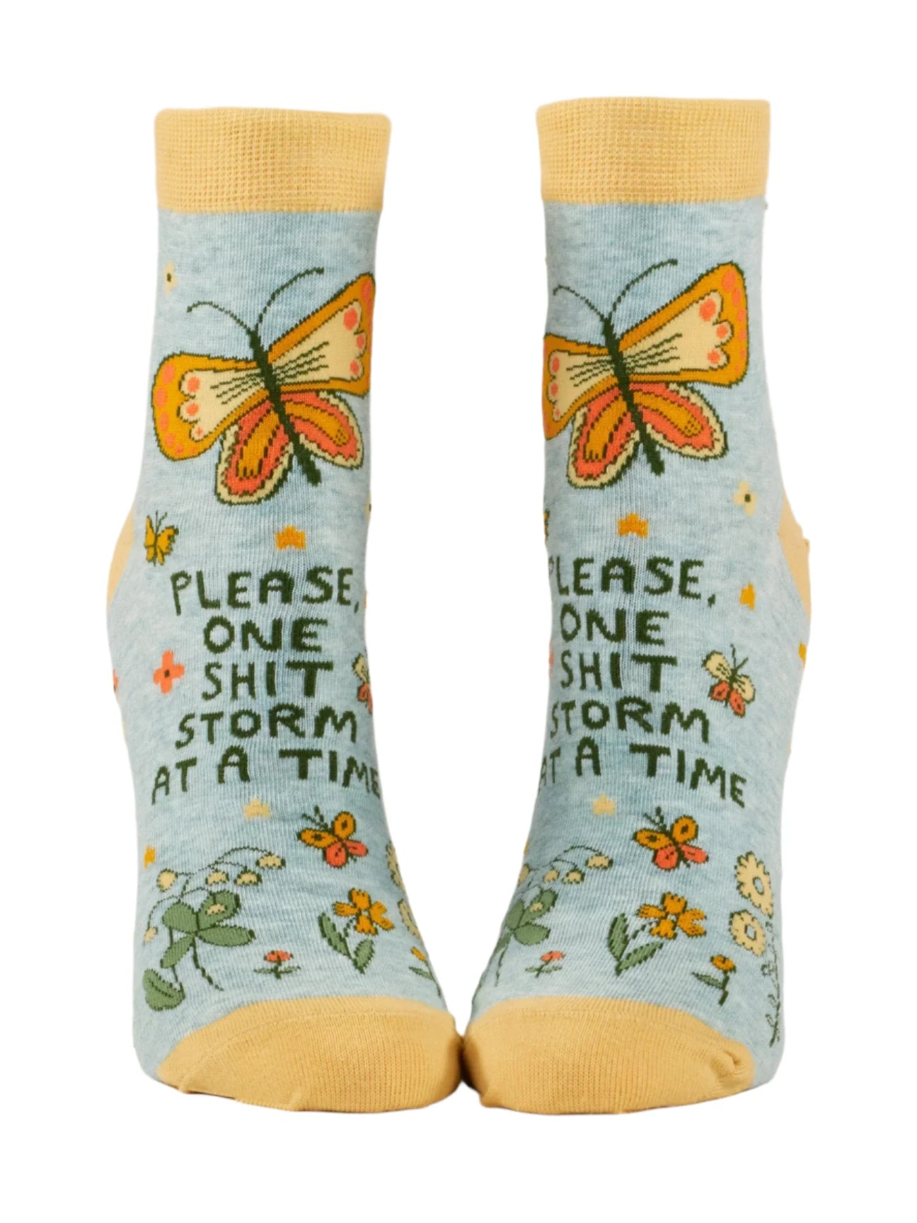 Please, One Shitstorm At A Time Ankle Socks