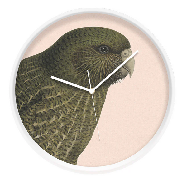 Hushed Pink Kakapo Frame Clock