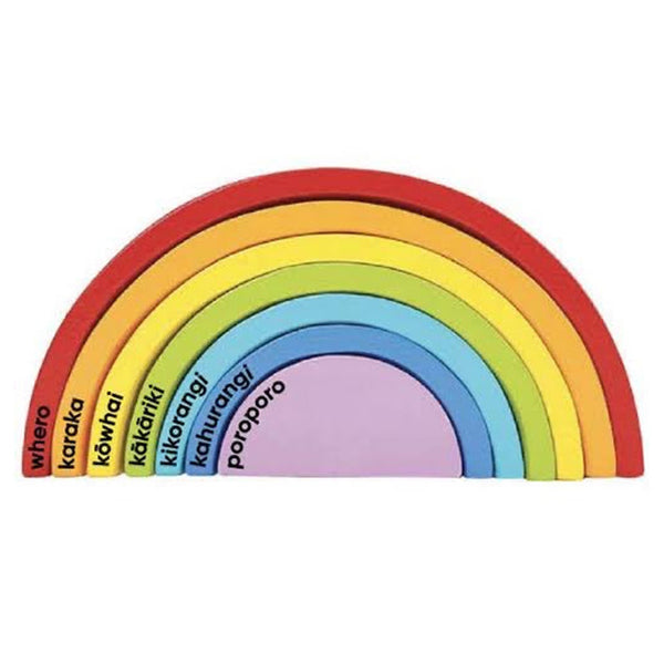 Te Reo Maori Rainbow Blocks