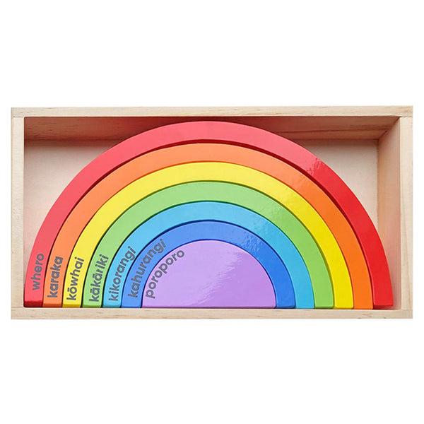 Te Reo Maori Rainbow Blocks