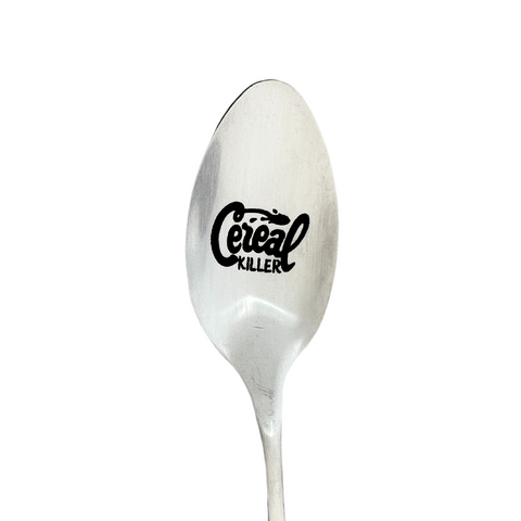 Engraved Coffee/Ice Cream Spoon - Cereal Killer