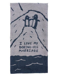 Boring-Ass Marriage Tea Towel