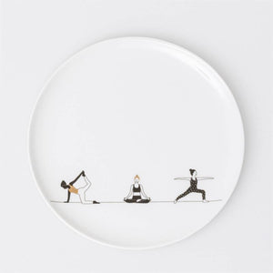 Yoga Gift Round Plate