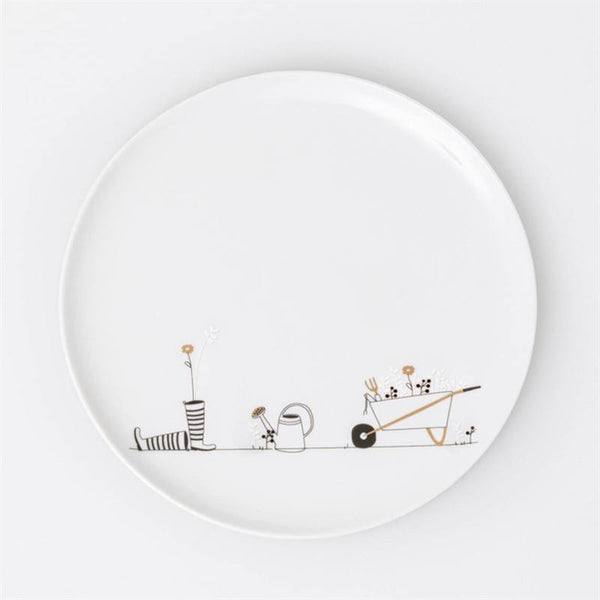 Garden Gift Round Plate