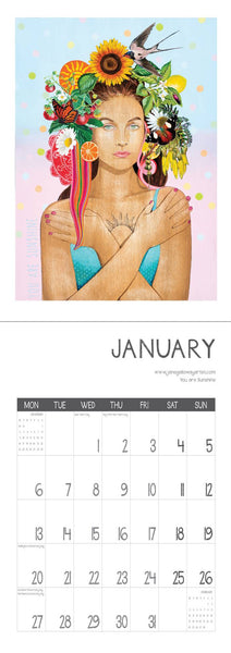 Jane Galloway 2025 Wall Calendar