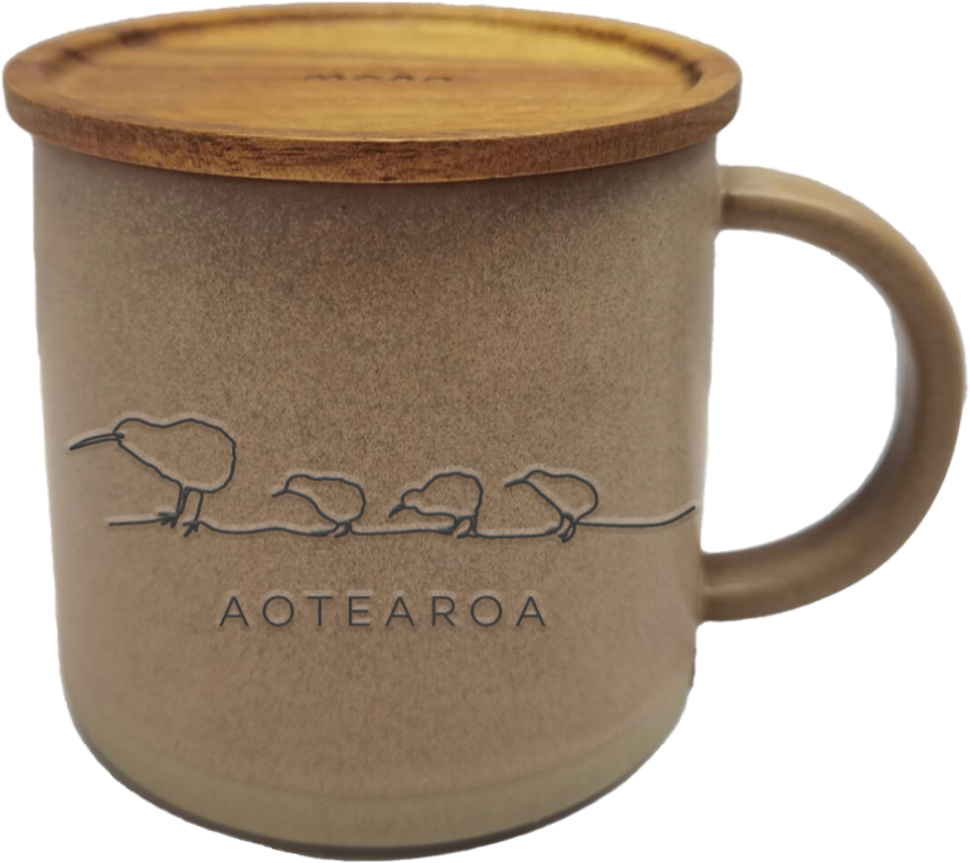 Glazed Ceramic Mug - Aotearoa