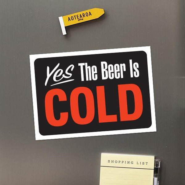 Beer is Cold Fridge Magnet