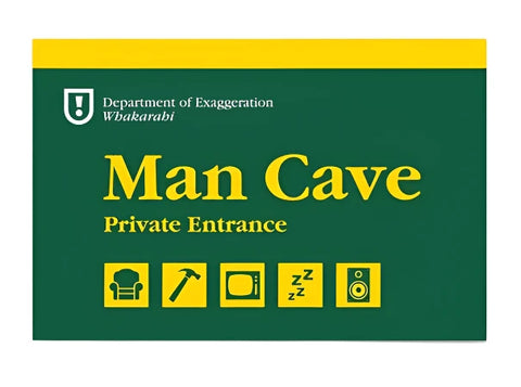 Man Cave Wooden Sign