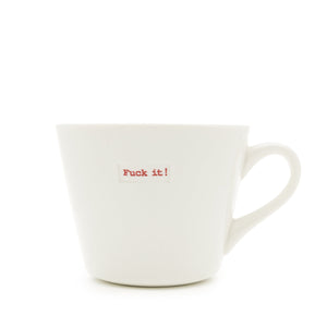 Porcelain 350ml Mug - Fuck It!