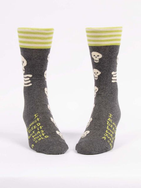 I Almost Died Men's Crew Socks