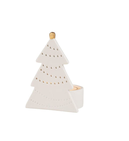 Christmas Tree - Porcelain Tealight Holder