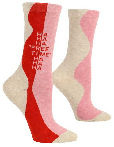 Free Time Crew Socks