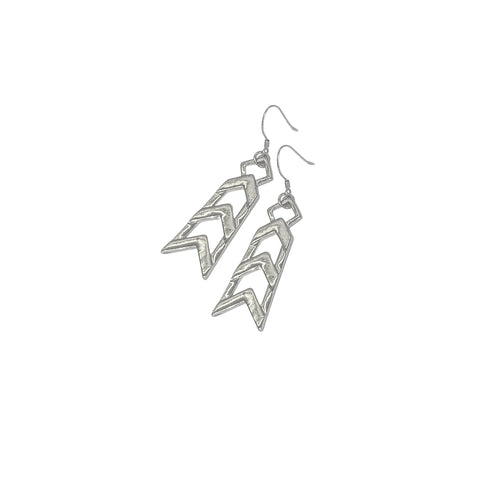 Formation Earrings | Platinum & Gold