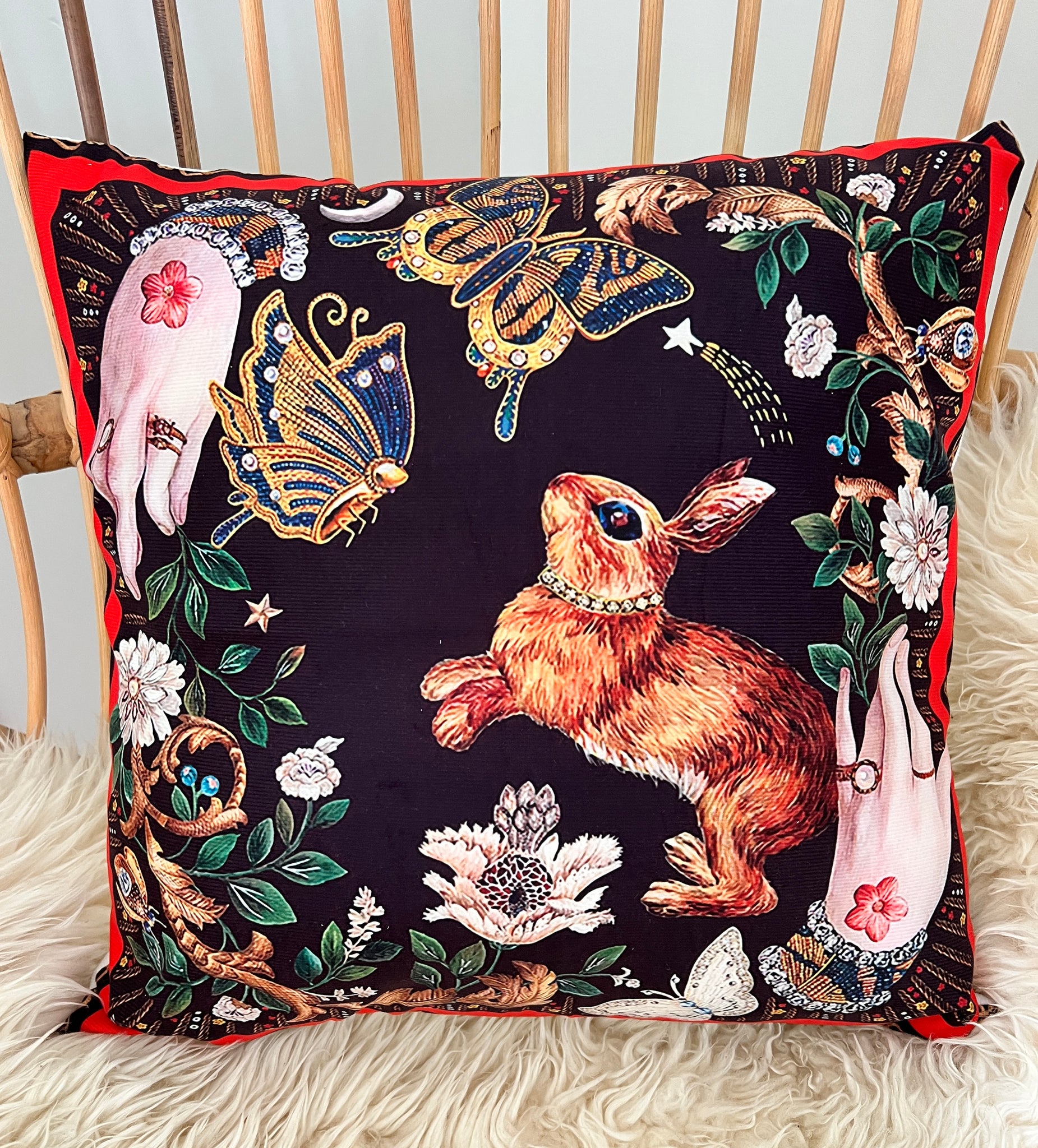 Regal Hands Cushion Cover