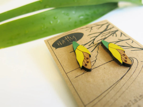 Kowhai Rimu Earrings