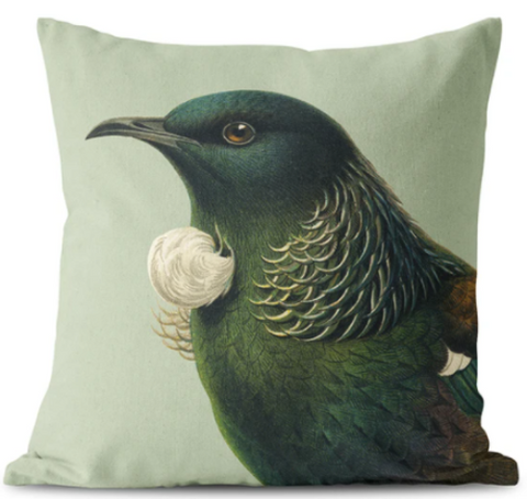 Hushed Bird Tui Cushion Cover