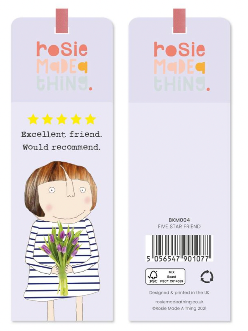 Five Star Friend Bookmark