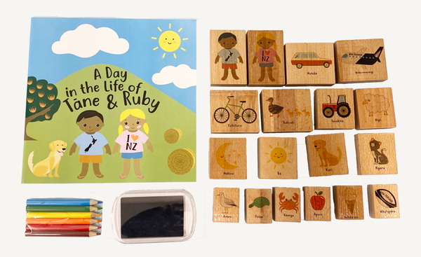 Stamp Activity Set - A Day in the Life of Tane and Ruby