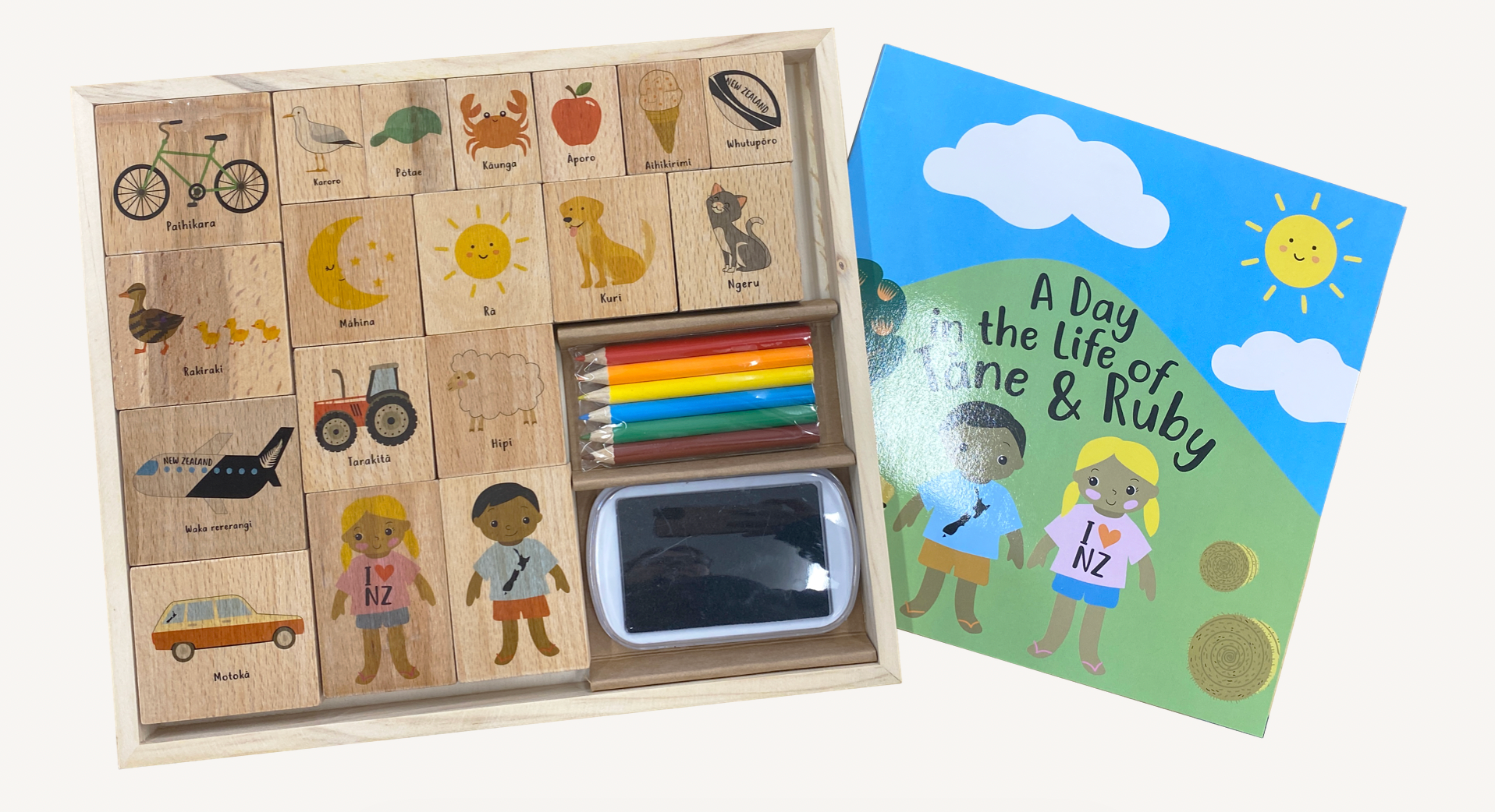 Stamp Activity Set - A Day in the Life of Tane and Ruby