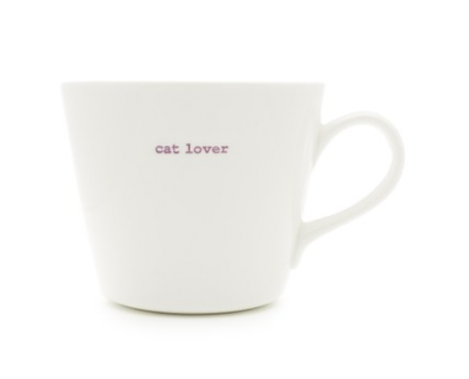 Porcelain 350ml Mug - Cat Lover