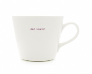 Porcelain 350ml Mug - Cat Lover