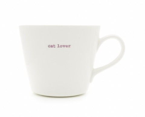 Porcelain 350ml Mug - Cat Lover