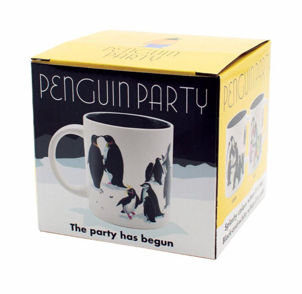 Penguin Party - Disappearing Mug Heat Reactive