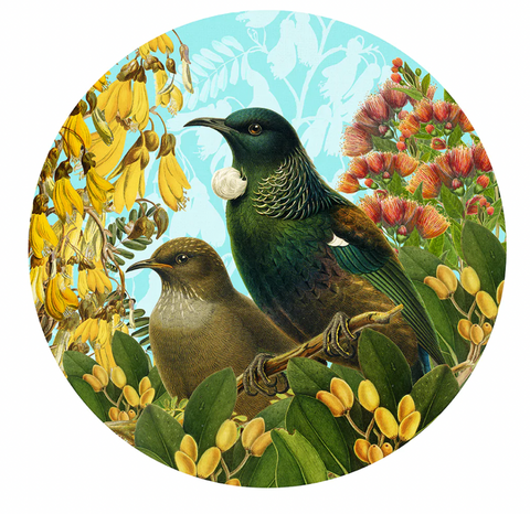 Botanical Tui Art Spots (Decal)