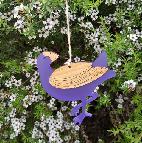 Hanging Ornament - Pukeko