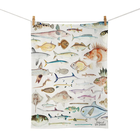 Fishes of New Zealand - Tea Towel