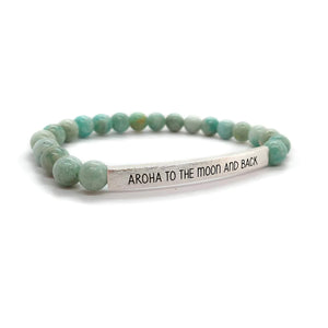 Gemstone Bracelet – Aroha to the Moon and Back