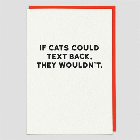 Card -If Cats Could Text