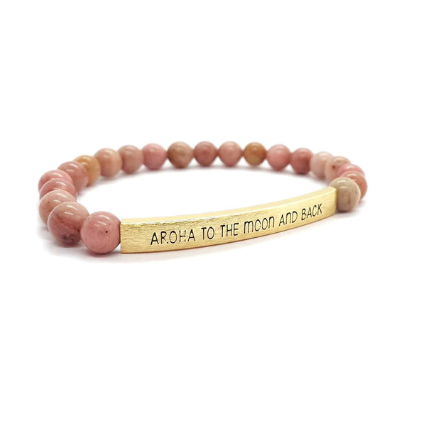 Gemstone Bracelet – Aroha to the Moon and Back