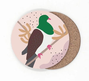 Coaster  - Cut-out Kereru